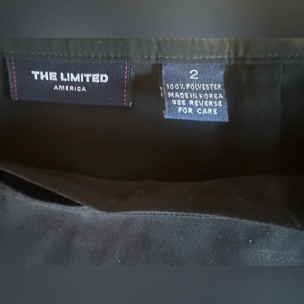 The Limited Womens Black Skirt Side Tie A-Line Chiffon Lite Tutu Tutu Skirt Sz 2 - Picture 6 of 12